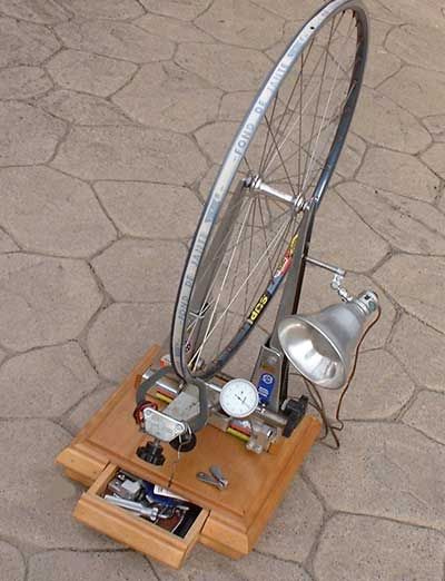 Bicycle Bike Wheel Building Truing Jigs Stands Spoke Wrenches Tools by Jim Langley Diamondback Mountain Bike, Vintage Bicycle Parts, Bike Repair Stand, Bicycle Mechanics, Lowrider Bicycle, Bicycle Tools, Velo Vintage, Park Tool, Bicycle Shop