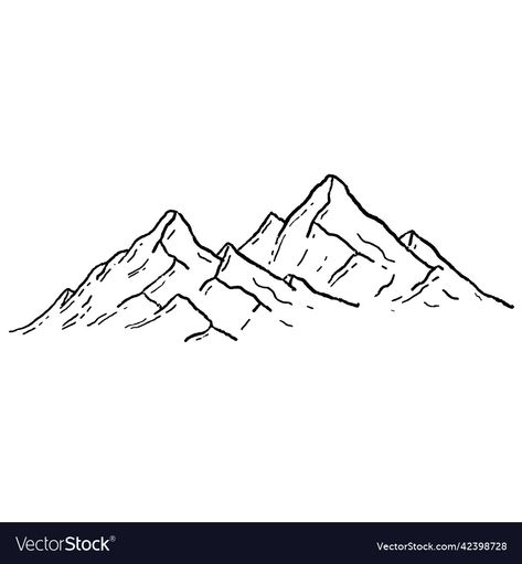 Fineliner Art, Hand Drawn Design, Nature Landscape, Transparent Png, Line Drawing, Drawing Ideas, Png Images, Rocky, Hand Drawn