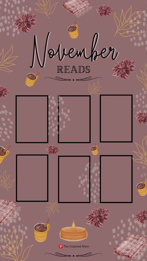 Monthly Reading Tracker, November Reading, January Books, November Books, Book Review Template, Book Reading Journal, Bookstagram Inspiration, Reading Logs, Book Log