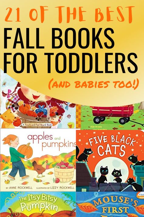 Fall Books For Toddlers, Pumpkin Story, Autumn Books, Fall Books, Books For Toddlers, Sound Book, Diy Halloween Costumes Easy, Preschool Age, Fallen Book