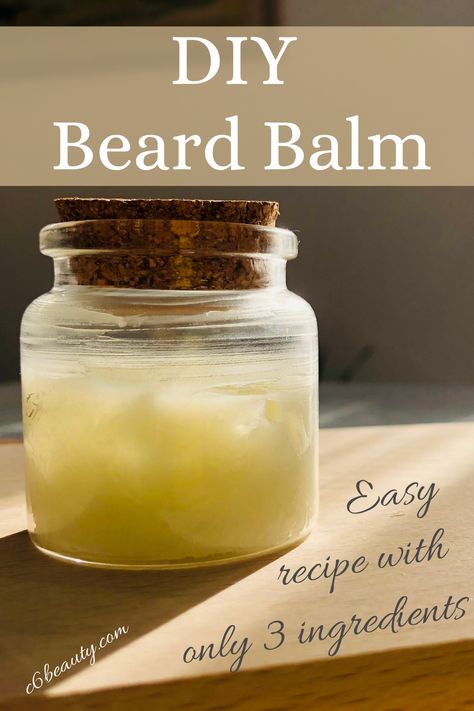 DIY beard balm recipe Beard Balm Diy Recipes For Men, Diy Beard Balm Recipes, Homemade Beard Oil Recipe, Beard Butter Recipe Diy, Beard Products For Men, Beard Balm Diy Recipes, Homemade Beard Balm, Beard Balm Recipe, Homemade Beard Oil