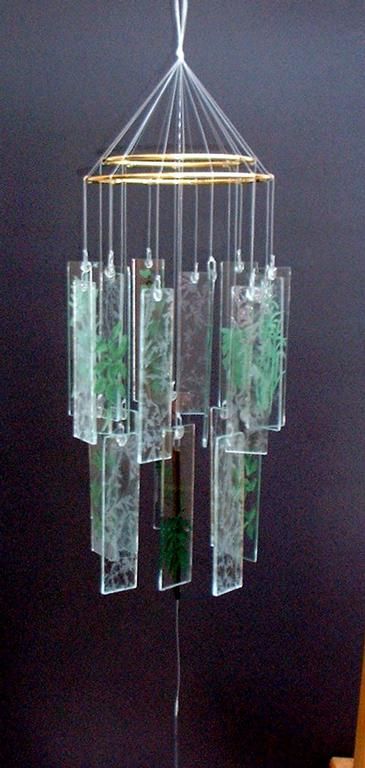 Eco-friendly Wind Chimes: Add Beauty To Garden | Garden Decoration Accessories Glass Miniatures, Glass Windchimes, Japanese Wind Chimes, Rain Chains, Backyard Area, Crystal Wind Chimes, Glass Wind Chimes, Porch Area, Rain Chain