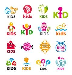 Large collection of logos family Royalty Free Vector Image Kindergarten Logo, Baby Logo Design, Family Logo, Famous Kids, Inspiration Logo Design, Kids Logo Design, Fashion Logo Branding, Simple Designs To Draw, Cartoon Logo