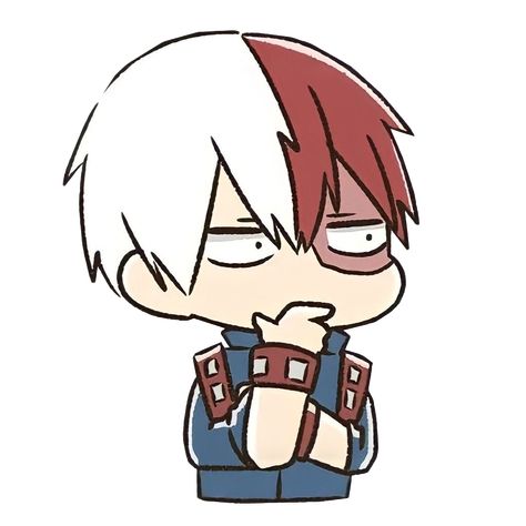 Chibi Todoroki Cute, Todoroki Meme, Fake Boyfriend, Naruto Painting, Chibi Anime Kawaii, Chibi Drawings, Kawaii Chibi, Anime Baby, Mini Drawings