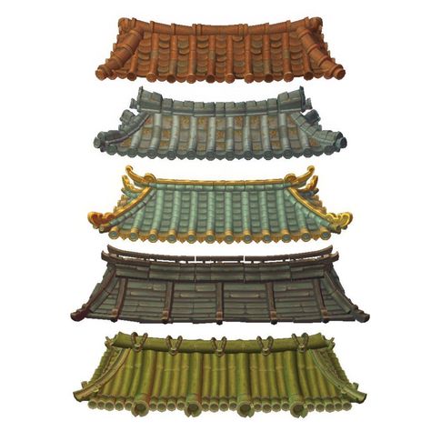 Japanese Roof, Chinese Roof, Fantasy Village, Ancient Chinese Architecture, China Architecture, Japan Architecture, Asian Architecture, Architectural Section, Roof Tiles