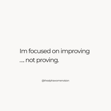 Have you ever felt like you’re constantly trying to prove yourself to others but still feel unfulfilled? Stop chasing validation and start focusing on self-improvement. Here’s how: Self-Reflection: Take time daily to reflect on your goals and progress. Are you doing things to impress others or to genuinely improve yourself? Set Personal Goals:Shift your focus from external approval to personal growth. Set goals that challenge you and bring fulfillment. Celebrate Small Wins: Recognize an... Quotes About Focusing On Your Own Life, Prove To Yourself Quotes, Stop Trying To Prove Yourself Quotes, Keep Goals To Yourself Quotes, Don't Take Things Personally, Not Taking Things Personally, Dont Take Things Personally, Nothing To Prove Quotes, Prove Yourself Quotes