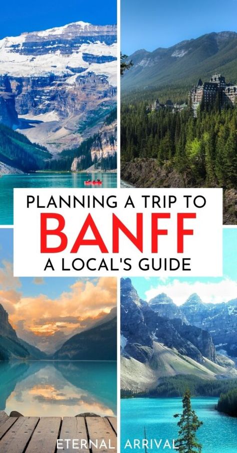 Banff Summer Vacation, Best Time To Go To Banff National Park, Where To Stay Near Banff National Park, Banff Canada Photography, Visiting Banff National Park, Banff Itinerary Fall, Calgary Banff Itinerary, Banff Itinerary Winter, Places To Stay In Banff Canada