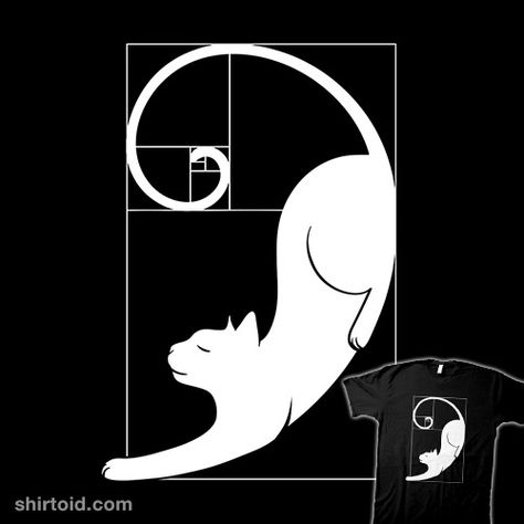 "Fibonacci Kitty" by Thatquietgir1 A cat in a golden spiral. #cat #fibonaccispiral #geometry #goldenspiral #katiestackart #kitty #mathematics #thatquietgir1 Golden Spiral Art, Fibonacci Spiral Art, Christmas Comics, Spiral Art, Golden Spiral, Fibonacci Spiral, Nintendo Pokemon, Comic Movies, Super Villains