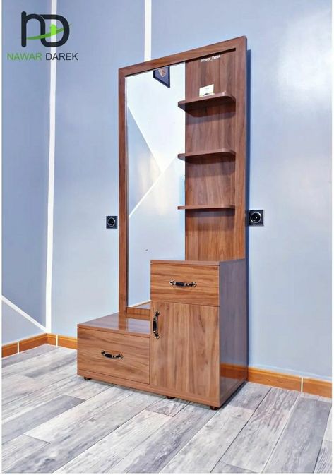 Dresing Tebal Design Modern Wood, Dresing Tebal Design Modern New Model, Aesthetic Dressing Table, Dressing Table Aesthetic, Dressing Table Black, Dressing Mirror Designs, Diy Bookshelf Design, Dressing Table Ideas, Dressing Table Mirror Design