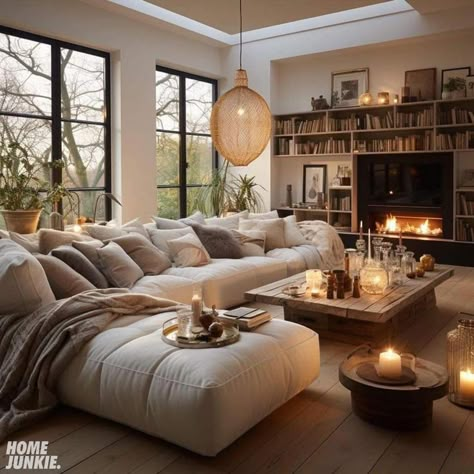 Small Downstairs Living Room Ideas, Quiet Luxury Aesthetic Interior, Modern Cozy Home Aesthetic, Living Room Designs Cozy Vintage, Small Cozy Living Room Comfy, Hygee Room Decor Living Room, Comfy Living Room Aesthetic, Small Lounge Room Ideas Cosy, Comfy Sofa Living Rooms Deep Couch