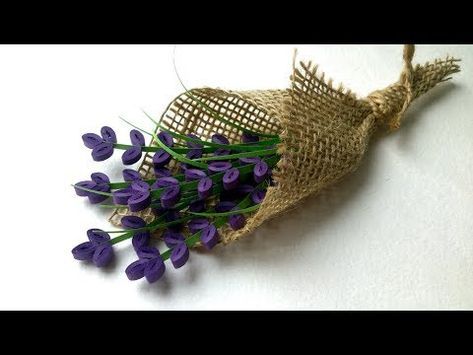 Paper Quilling Flower Bouquet, Quilling Lavender Flowers, Quilling Flower Bouquet, Quilled Bouquet, Lavender Flowers Bouquet, Quilling Bouquet, Quilling Rose, Quilling Videos, Quilling Dolls