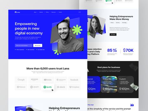 Finance Landing Page Design, Finance Landing Page, Finance Website, Jewelry Website Design, Web Design Ux Ui, Digital Advertising Design, Website Landing Page, Wix Website Templates, Ui Design Website