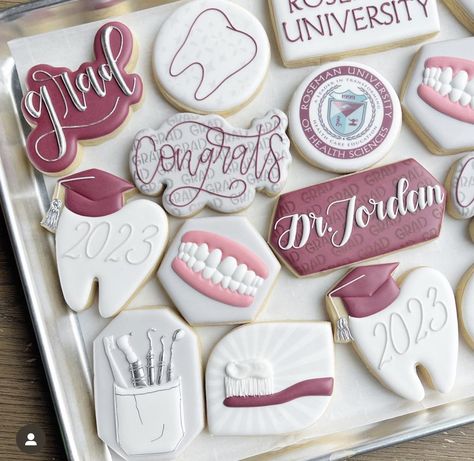 Graduation Party Ideas 2023, Cute Graduation Party Ideas, Graduation Food Ideas, Rdh Graduation, Dental Hygiene Graduation, Dental Hygienist Graduation, Boys High School Graduation Party, Boho Graduation, Dental School Graduation