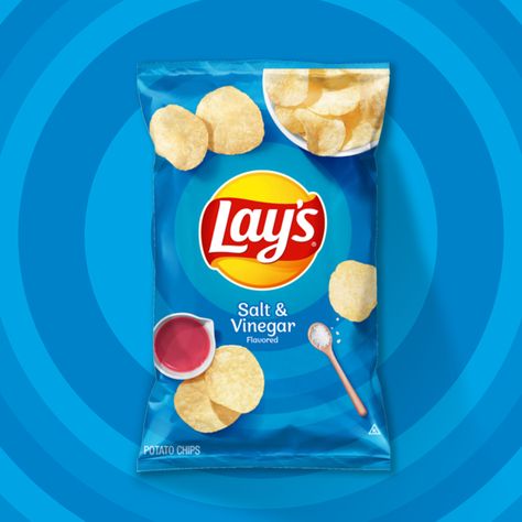 Snack Lays, Salt And Vinegar Chips, Vinegar Chips, Salt And Vinegar Potatoes, Ruffles Potato Chips, Lays Potato Chips, Salt And Vinegar, Potato Crisps, Sour Cream And Onion