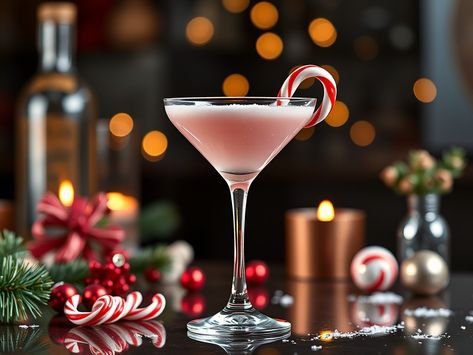 Image for Candy Cane Martini: Candy Cane Martini Recipe, Candy Cane Martini, Cranberry Champagne Cocktail, Cocktails Ideas, Classic Eggnog, Cranberry Margarita, Cider Sangria, Apple Cider Sangria, Halloween Drink