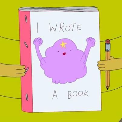 I Wrote A Book. Lsp is the best character on adventure time. No doubt. Lsp Adventure Time, Land Of Ooo, Lumpy Space, Wrote A Book, Princess Book, Lumpy Space Princess, Adventure Time Wallpaper, Space Princess, Finn The Human