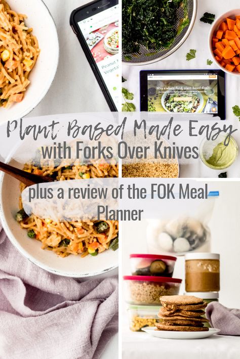 Learn how @forksoverknives is making plant based made easy! Plus, a review of the FOK meal planner! I was given the opportunity to try out the meal planner for five days and I'm sharing what I loved and what I learned! Fork Over Knives, Plant Based Dinner Ideas, Forks Over Knives Recipes, Calcium Sources, Fiber Recipes, Vegan Recipes Plant Based, Meal Prep Guide, Summertime Recipes, Planner Review