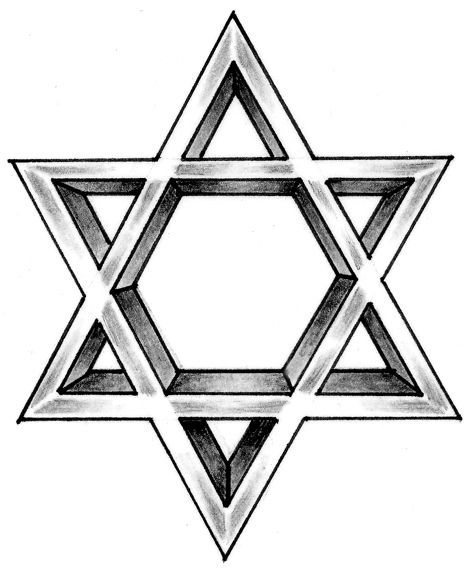 Star Of David Tattoo, Terminator Endoskeleton, Jewish Tattoo, Star Tattoos For Men, David Tattoo, Hebrew Tattoo, Alchemic Symbols, Star Tattoo Designs, Sacred Geometry Symbols