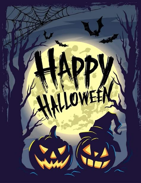 Happy Halloween Pictures Halloween Imagem, Backgrounds Halloween, Wallpapers Halloween, Happy Halloween Quotes, Halloween Scenes, Halloween Aesthetics, Halloween Collage, Vintage Halloween Cards, Halloween Playlist