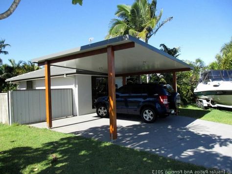 What are carport designs ? - Decorifusta Parking Ideas, Car Porch Design, Modern Carport, Carport Ideas, Diy Carport, Carport Kits, Pergola Carport, Car Port, Carport Garage