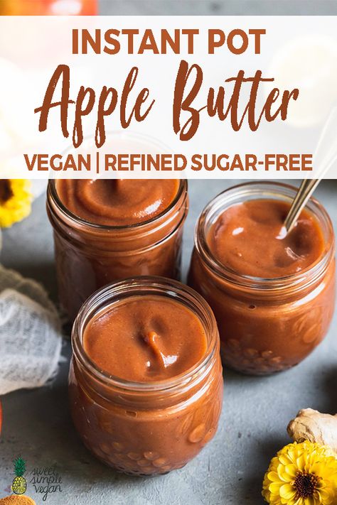 Applebutter Instantpot, Instant Pot Apple Butter, Fall Recipes Breakfast, Apple Butter Recipe, Fall Vegan Recipes, Multi Cooker, Easy Autumn Recipes, Interesting Recipes, Fall Breakfast