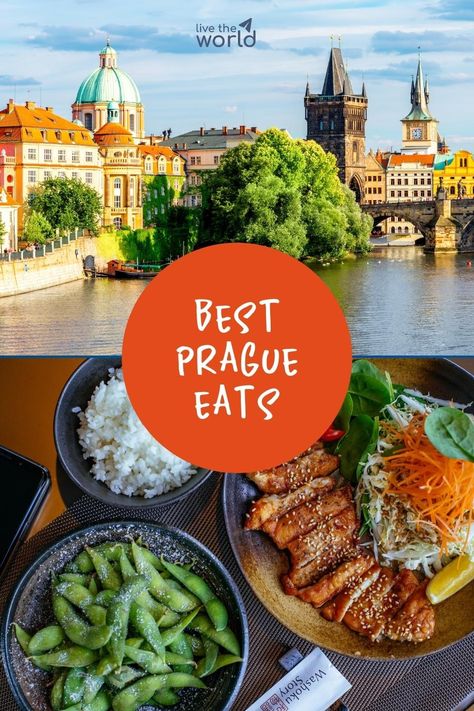 Best Places To Eat In Prague, Prague Food Guide, Where To Eat In Prague, Food In Prague, Prague Restaurants, Prague Travel Guide, Prague Food, Prague Old Town, Lunch Places