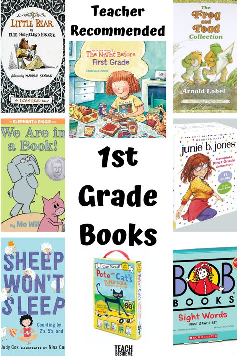 First grade books recommended by teachers and parents.  via @karyntripp Books For 1st Graders, Books For First Graders, 1st Grade Books, First Grade Books, 3rd Grade Books, First Grade Curriculum, Books Recommended, Books Ideas, Leveled Books