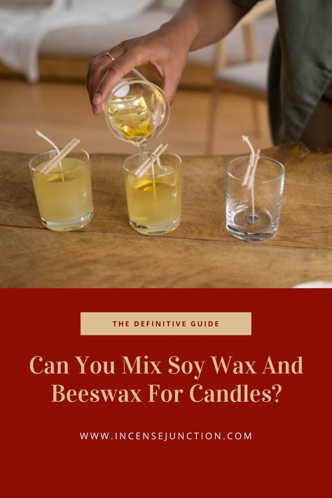 In this article, we will delve into the details of mixing soy and beeswax, including the benefits of each wax, the ideal ratio to use, and how to make candles with this blend. Soy And Beeswax Candles Diy, Soy Beeswax Candles Diy, Beeswax Soy Candle Diy, Soy Beeswax Blend Candles Diy, Organic Candles Diy, Soy Candle Recipe, Making Beeswax Candles, Diy Food Candles, Homemade Candle Recipes