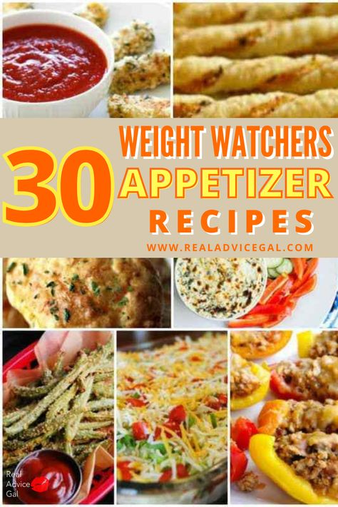 30 delicious Weight Watchers Appetizer Recipes to help you plan your menu for your next party. Ww Potluck Ideas, Weight Watchers Halloween Recipes, Weight Watcher Tailgate Food, Weight Watchers Super Bowl Snacks, Weight Watchers Recipes Appetizers, Weight Watchers Game Day Food, Weight Watchers Hacks, Weight Watchers Dip Recipes, Ww Super Bowl Recipes