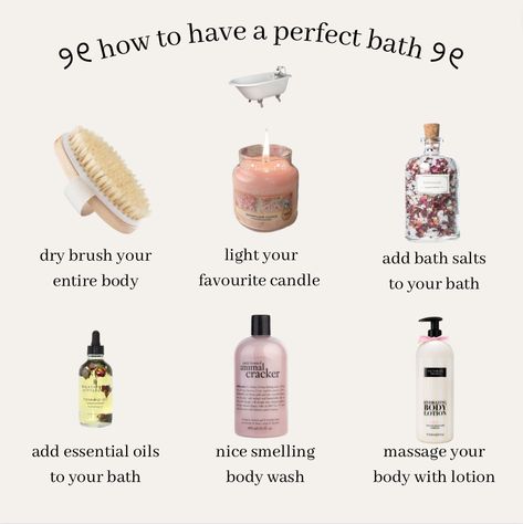 What To Put In Your Bath Water, Selfcare Bath Routine, Coquette Hygiene Tips, Self Care Aesthetic Ideas Bath, Self Care Coquette, Everything Bath Routine, Self Care Bath Ideas, Coquette Self Care, Selfcare Items