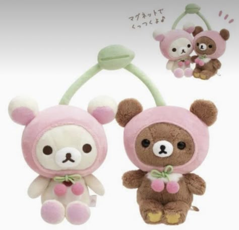 ★♪♪☆ Rilakkuma Plushie, Rilakkuma And Korilakkuma, Rilakkuma Korilakkuma, Cute Plushies, Kawaii Plushies, Hello Kitty Items, Cute Little Things, Cute Stuffed Animals, All Things Cute