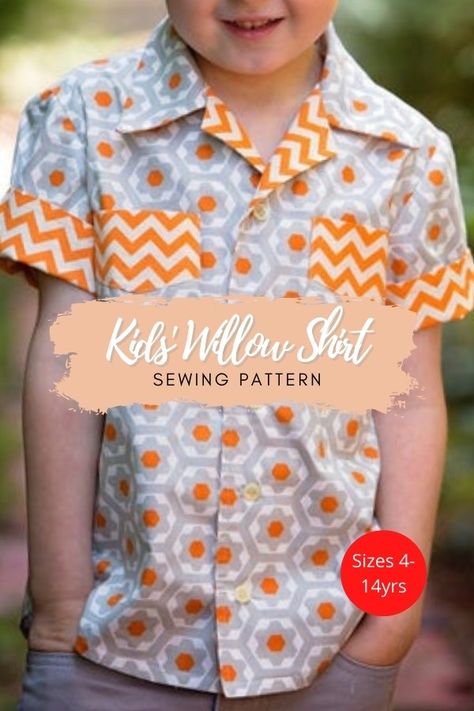 Boy Shirt Sewing Pattern, Sewing Patterns For Boys Clothes, Boys Collared Shirt Pattern, Sewing Boys Clothes, Sewing Shirt Pattern, Boy Sewing Patterns, Toddler Shirt Pattern, Boys Sewing Patterns Free, Boys Shirt Design