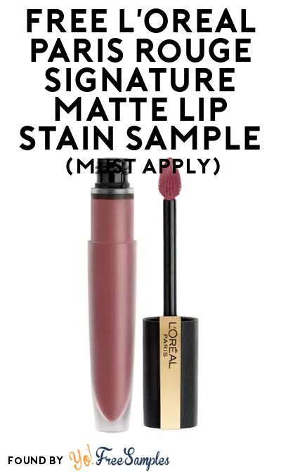 FREE L'Oreal Paris Rouge Signature Matte Lip Stain Sample At BzzAgent (Must Apply) - Yo! Free Samples https://yofreesamples.com/beauty-stuff/free-loreal-paris-rouge-signature-matte-lip-stain-sample-at-bzzagent-must-apply/ Matte Lip Stain, Beauty Stuff, Matte Lip, Lip Stain, L Oreal, Free Stuff, Loreal Paris, Free Samples, Liquor