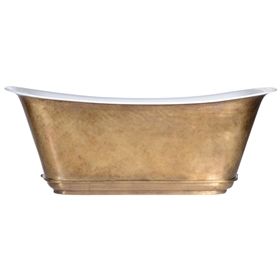 Luxurious Bathtubs, Standing Bathtub, Copper Tub, How To Polish Copper, Cast Iron Tub, Aged Copper, Best Amazon Products, Clawfoot Tub, Tub Filler