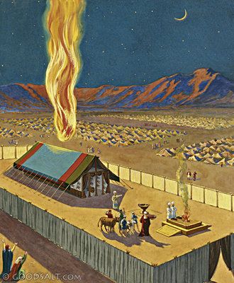 Exodus 26: Tabernacle in the Wilderness Tabernacle Of Moses, Bible Photos, Bible Drawing, Plan Of Salvation, Bible Images, Christian Artwork, Bible Pictures, The Tabernacle, Old Testament