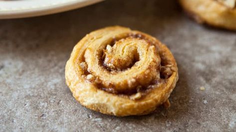 baked cinnamon-pecan pinwheel Pecan Pinwheels Recipe, Pecan Pinwheels, Pecan Pie Cookies Recipe, Pie Cookies Recipe, Pillsbury Crescent Rolls, Pinwheels Recipe, Pecan Pie Cookies, Pillsbury Crescent, Pin Wheels