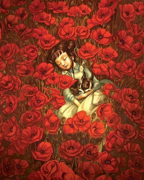 Benjamin Lacombe | Poppies Benjamin Lacombe, Wow Art, November 23, Art Pop, Hippie Art, Discount Price, Character Drawing, Creative Work, Fine Art Print