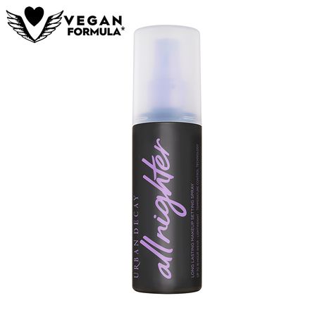 Makeup meltdown ruining your mojo? Get long-lasting flawless looking makeup all night long with our iconic All Nighter Setting Spray. No touch-ups necessary. Make Up Spray, Makeup Finishing Spray, Cakey Makeup, Sweat Proof Makeup, Vibrant Makeup, Performance Makeup, Fixing Spray, Urban Decay All Nighter, Shake Bottle