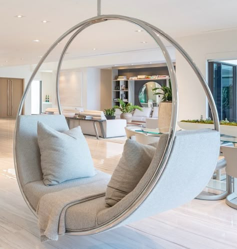 Swing Chair, Bloxburg House, Bedroom Aesthetic, Dream House Decor, Residential Interior, Swinging Chair, My New Room, Dream Home Design, Decoration Design