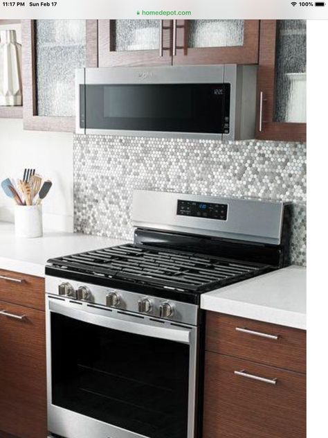 microwave over stove! Microwave Vent Hood, Microwave Above Stove, Low Profile Microwave, Kitchen Ranges, Microwave Hood, Wallpaper Kitchen, Kitchen Range Hood, Organizer Kitchen, Decor Ideas Kitchen