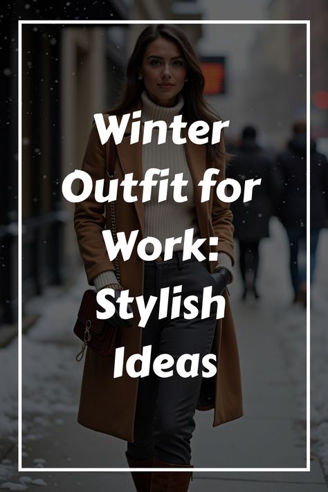 Winter Outfit for Work: Stylish Ideas Boots For Office Wear, Winter Outfits Cold Work Business Casual, Winter Outfits For Work Business Casual, Boots Outfit For Women Work, Winter Slacks Outfit Women, Work Outfits Women With Boots, Cute Office Outfits Winter, Winter Shoes For The Office, Winter Business Attire For Women