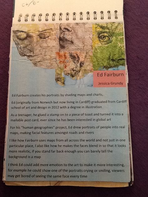 Ed fairburn Ed Fairburn Artist Research, Artist Research Gcse, Art Messages, Ed Fairburn, Artist Research, Igcse Art, Artist Study, Gcse Art Sketchbook, Year 9