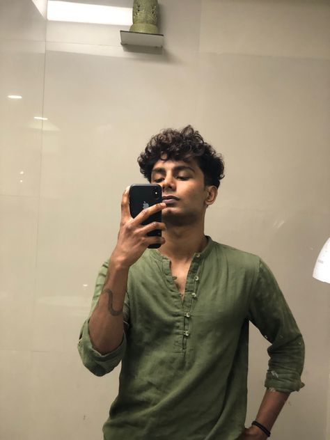 #kurta #aesthetic #outfits #shirt Kurta Photoshoot Ideas Men, Kurta Poses For Men Aesthetic, Desi Boy Aesthetic Kurta, Indian Kurta Aesthetic, Aesthetic Kurtas For Men, Kurta Mirror Selfie, Boys In Kurta Aesthetic Pics, Kurta Photoshoot Ideas, Kurta Poses For Men