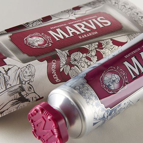 Marvis Toothpaste, Clary Sage Essential Oil, New Product Development, Beauty Routine Tips, Vintage Packaging, Makeup Game, Teeth Care, Pack Your Bags, Clary Sage