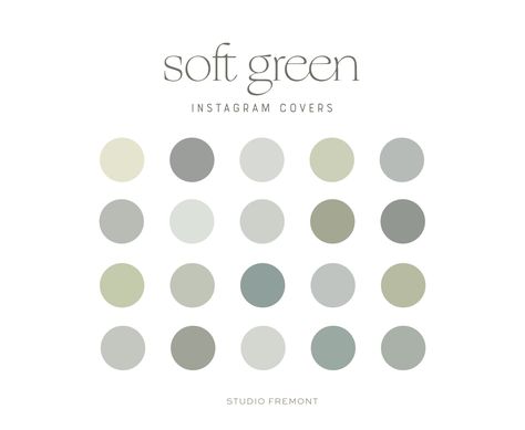 Sage Green Instagram Highlight Covers, Story Topics, Green Instagram Highlight Covers, Color Palette Hex Codes, Branding Color Palette, Instagram Account Ideas, Story Backgrounds, Green Instagram, Monochrome Color Palette