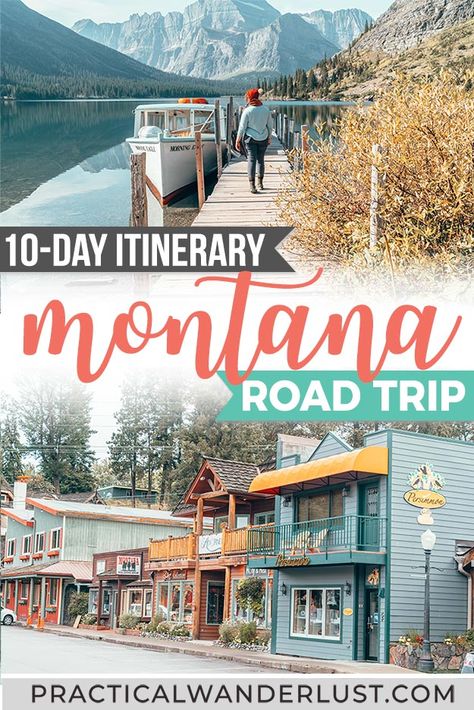 Glacier National Park Montana Itinerary, Montana Vacation Itinerary, Montana Itinerary, Glacier National Park Itinerary, Montana Road Trip, Road Trip Van, Midwest Vacations, Montana Trip, Vacation 2024