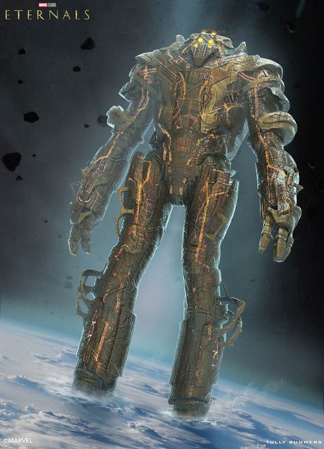 Eternals: Celestial Eternals Celestial, Marvel Celestials, Celestials Marvel, Concept Artist Portfolio, Marvel Concept Art, Character Inspiration Male, Gothic Fantasy Art, Alien Concept, Alien Design