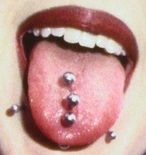 Rachel Summers, Cool Piercings, Tongue Piercing, Tongue Rings, Body Piercings, Body Modifications, Piercing Tattoo, Body Mods, Piercing Jewelry