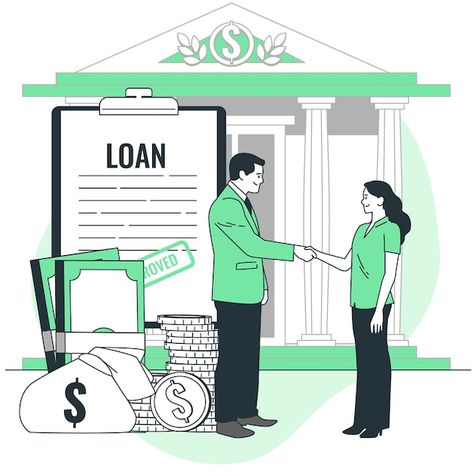 Need A Loan, Mortgage Loan, Loan Forgiveness, Business Loan, Bank Loan, Small Business Loans, Business Funding, Concept Illustration, Investment Portfolio