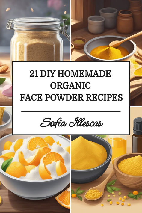 21 DIY Homemade Organic Face Powder Recipes Homemade Foundation, Homemade Makeup, Arrowroot Powder, Powder Recipe, Best Diy, Diy Homemade, Natural Cosmetics, Face Powder, Diy Face Mask